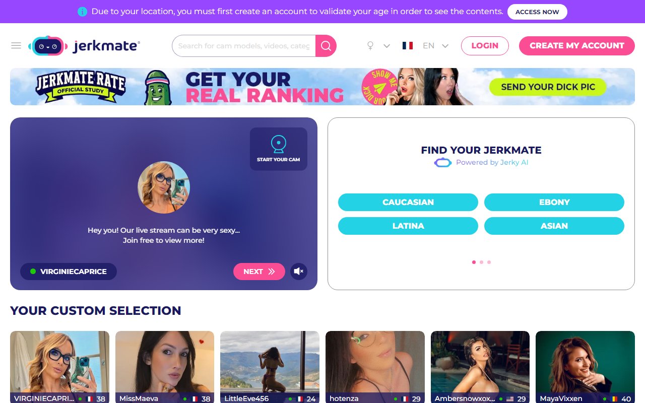 jerkmate.com — site de cam premium avec modèles HD